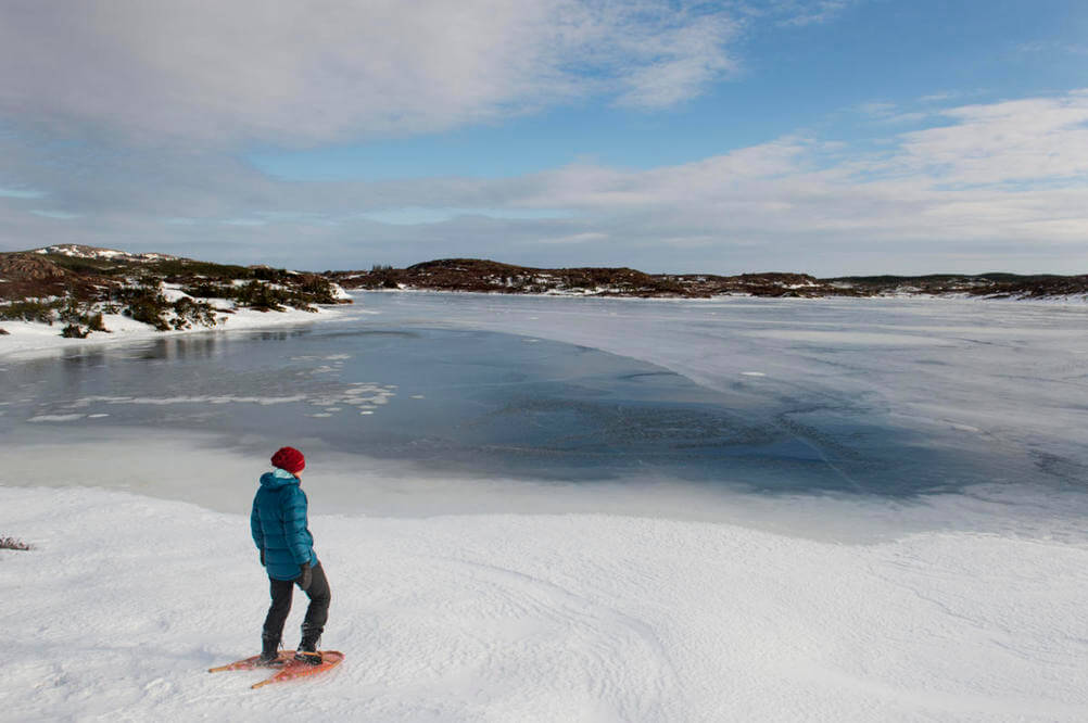 Photo from the Fogo Island Inn's article showcasing their Inland Winter Experience
